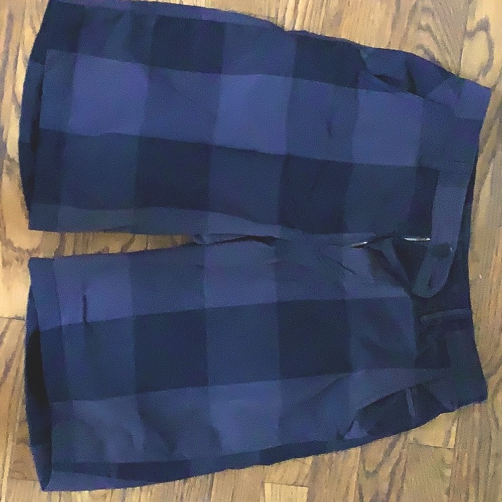 Lululemon - Kahuna Short - Black/Gray Plaid - 32w